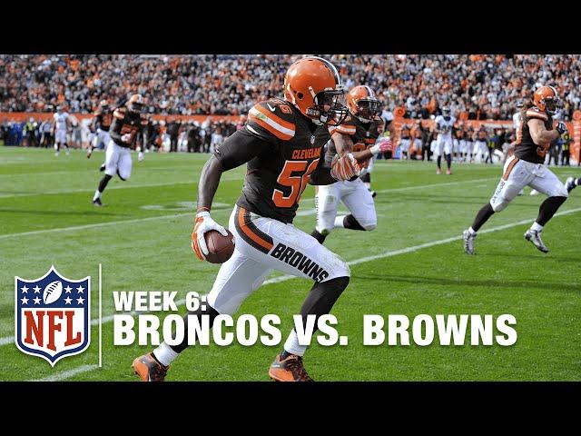 Karlos Dansby Pick Six's Peyton Manning Pass! | Broncos vs. Browns | NFL