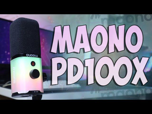 Maono PD100X Обзор самого красивого недорогого микрофона для стримеров