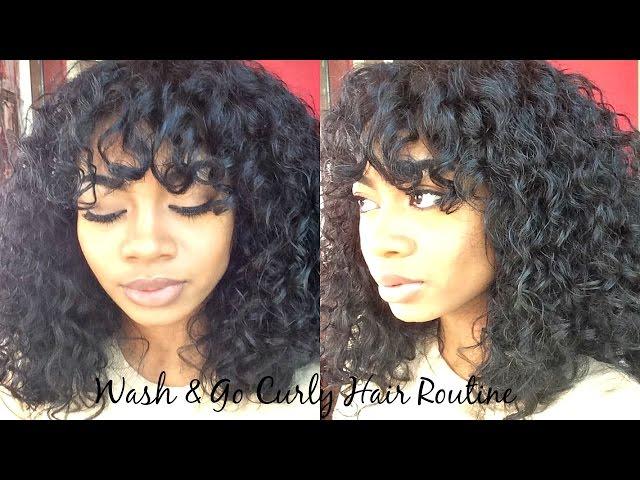 Wash & Go Curly Hair Routine 3A 3B Hair (Great for Dry, Damaged Hair!)