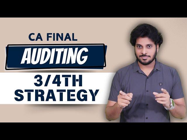 CA Final Audit May 2025 Exams | Preparation Strategy | Amendments | Weightage