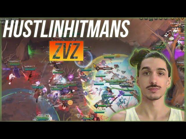 HustlinHitmans vs VACIO | Albion Online | ZvZ | EXPLOTANDO STREAM SNIPERS 