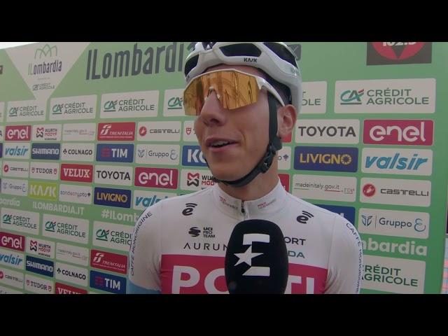 Davide Piganzoli - Interview at the start - Il Lombardia 2024