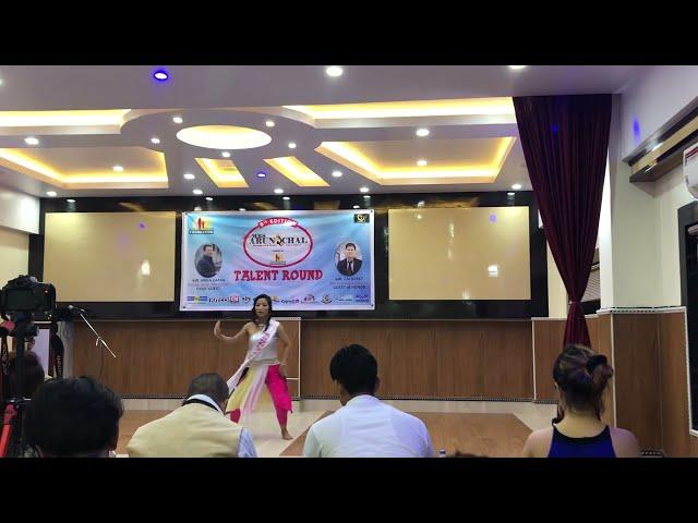 Mrs Arunachal Tallent round performance by Tania Ampung