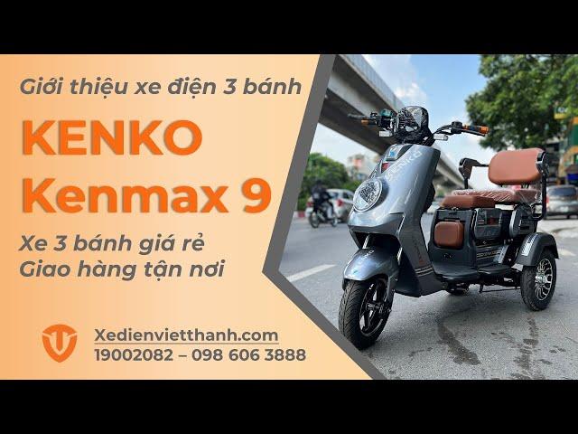 Xe Điện 3 Bánh KenKo Kenmax 9 - Xe Máy Điện Cho Người Già Dưới 14 Triệu