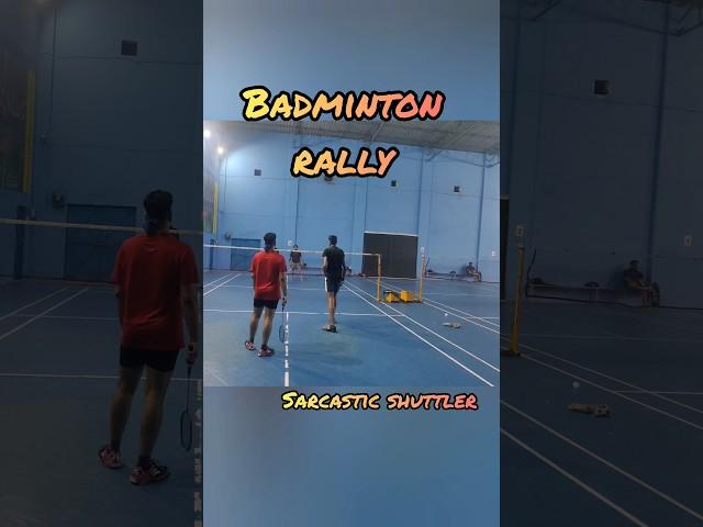 Badminton doubles rally| Badminton mens doubles| Sarcastic shuttler| Gaurav bharti #badminton #bwf