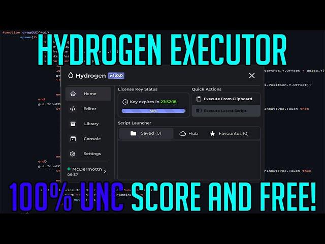 HYDROGEN ROBLOX EXPLOIT/EXECUTOR - HOW TO DOWNLOAD, INSTALL AND EXECUTE SCRIPTS ON YOUR PC 2024