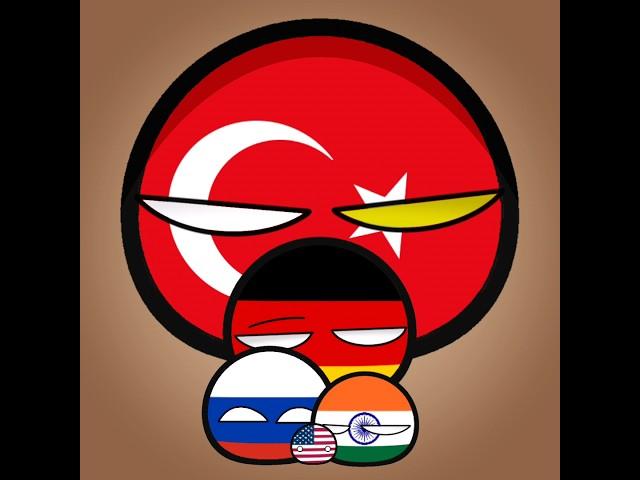 || Best History? || #countryballs #shorts #edit #india #russia #turkey #animation