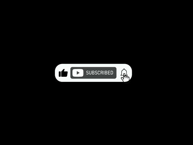 Youtube Subscribe Button Black Screen No Copyright | Copyright Free Subscribe Button Black Screen