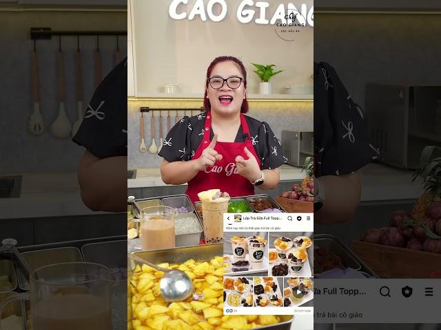 Trà sữa - món đồ uống hot quanh năm, công thức hợp gu giới trẻ #caogiang #food #cooking #windnet