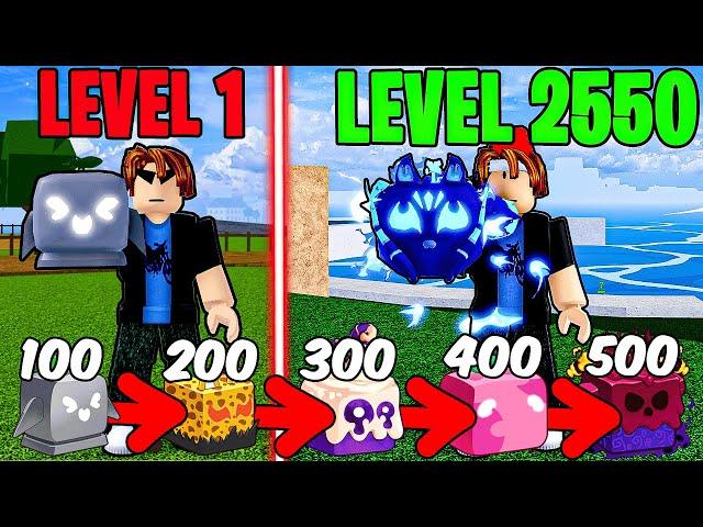 Beating Blox Fruits But My Fruit UPGRADES! [FULL MOVIE]