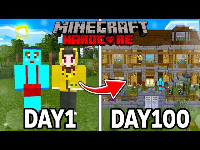 【マイクラ100days】けなそゆ、けなたろうが100日間ハードコア生活した結果【まいくら/マインクラフト】