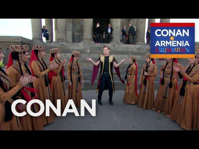 Conan Dances At The Garni Temple | CONAN on TBS