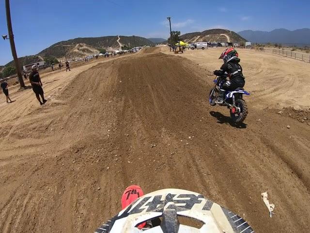 AME MINICROSS pw/crf50 racing the Lil Beast and Reagan