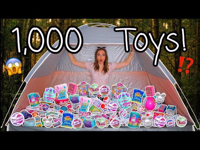 I FILLED A *TENT* WITH 1,000 MYSTERY TOYS!!!️🪵⁉️ (LUCKY DIP CHALLENGE!) | Rhia Official