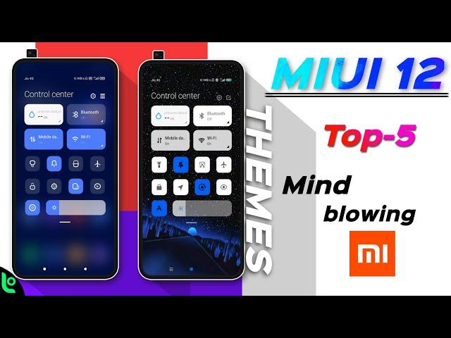 MIUI 12 - Top 5 THEMES for All Phones | MIUI 12 Top 5 Secret Best Themes  | Special UI feature