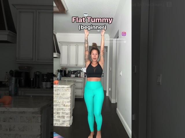Easy Flat Tummy Move! 50x daily. Link in bio for my fitness app!
