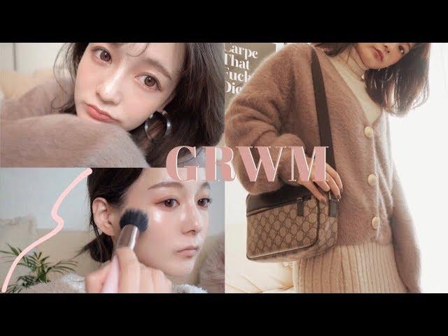 GRWM️プチプラ多めな最近の毎日メイク//フルメイク、ヘアセット、コーデ | mimifilm