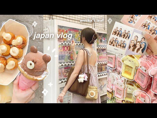 JAPAN VLOG  tokyo diaries, shopping in harajuku, sanrio store, sushi class, the Lost Luggage Saga