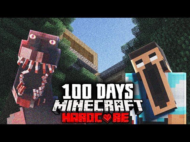 I Survived 100 Days in a HAUNTED FOREST in Hardcore Minecraft