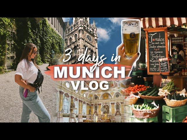 3 days in MUNICH, germany! (travel vlog) | european summer 2024