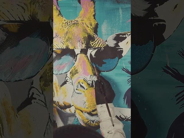 The Coolest Giraffe on the Internet  | Pop Art Vibes