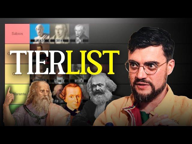 Ernesto Castro hace su TIER LIST de los mejores filósofos de la HISTORIA