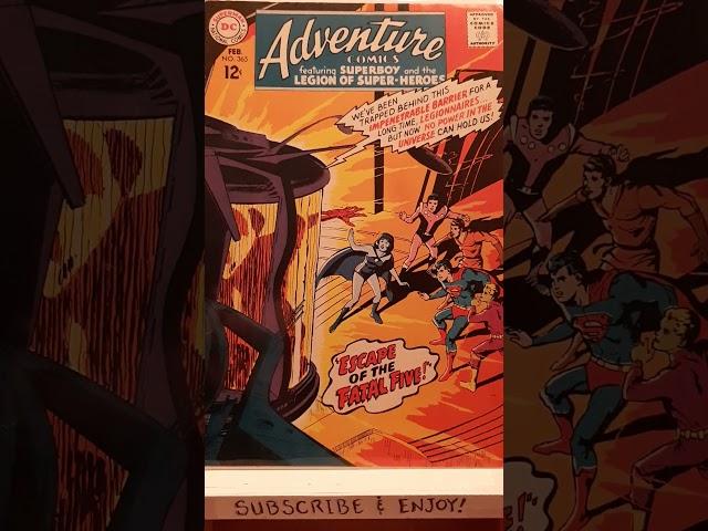 Adventure Comics SUPERBOY & The LEGION OF SUPERHEROES Covers -Comics! Subscribe & Enjoy! #BigbyMcfly