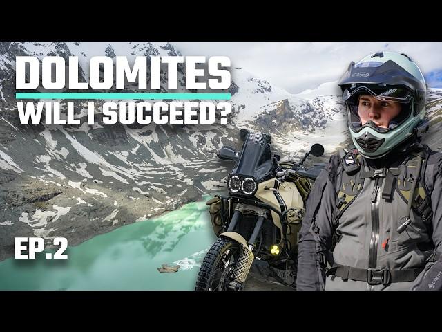 NOT AN EASY TASK - Jawdropping GROSSGLOCKNER - DOLOMITES Italy motorcycle solo trip - EP2