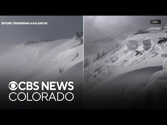 Skier triggers avalanche near Beaver Creek