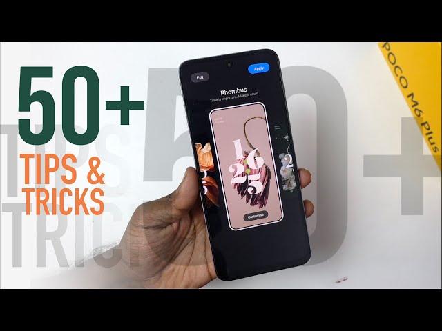 Poco M6 plus tips and tricks | 50+ best features of Poco m6 plus