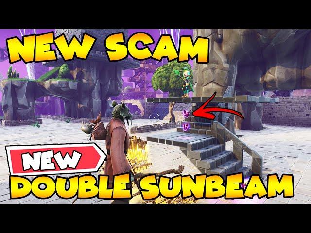 NEW Double Sunbeam SCAM is Game Changing!  (Scammer Gets Scammed) Fortnite Save The World