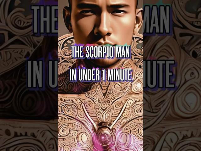 Quick Insights Into The Scorpio Man #scorpio #scorpioman #astrology #scorpiovenus #zodiac