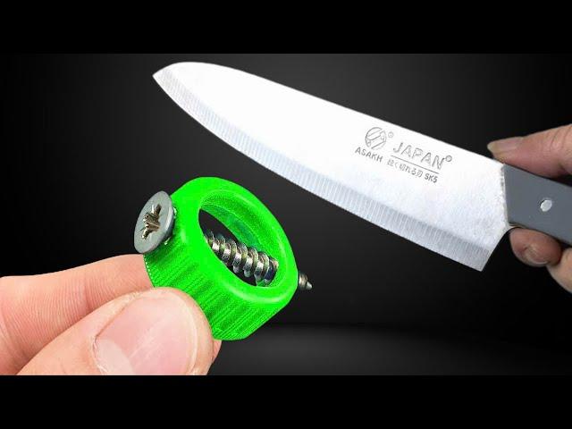 Expert's Secret Tip! A Simple Method to Make Your Knife Razor-Sharp in One Minute.