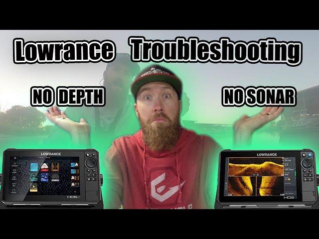 MISSING SONAR DEPTH or TEMP? Lowrance Troubleshooting