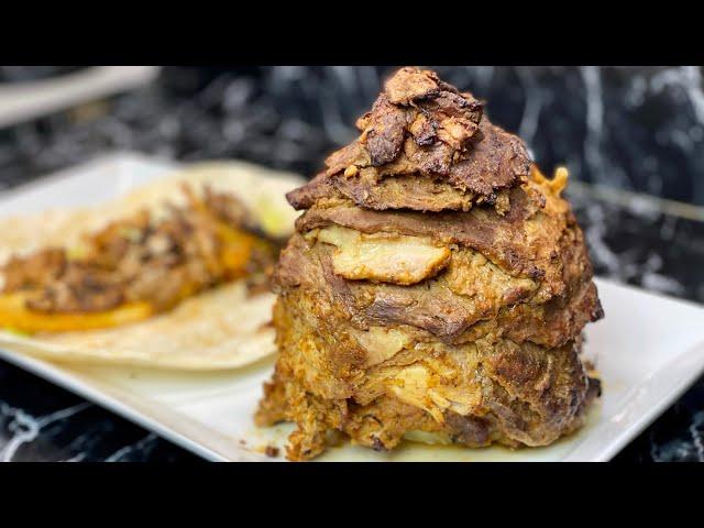 DONER KEBAB 100% HOMEMADE WITHOUT MACHINE ‍ 