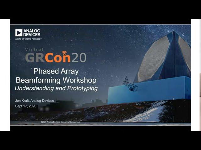 Phased Array Beamforming: Understanding and Prototyping