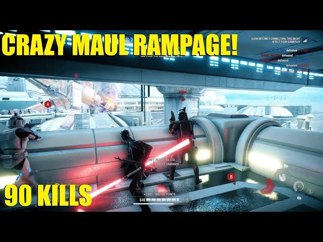 Another day, another record broke for BF2! HUGE Darth Maul killstreak! - Star Wars Battlefront 2