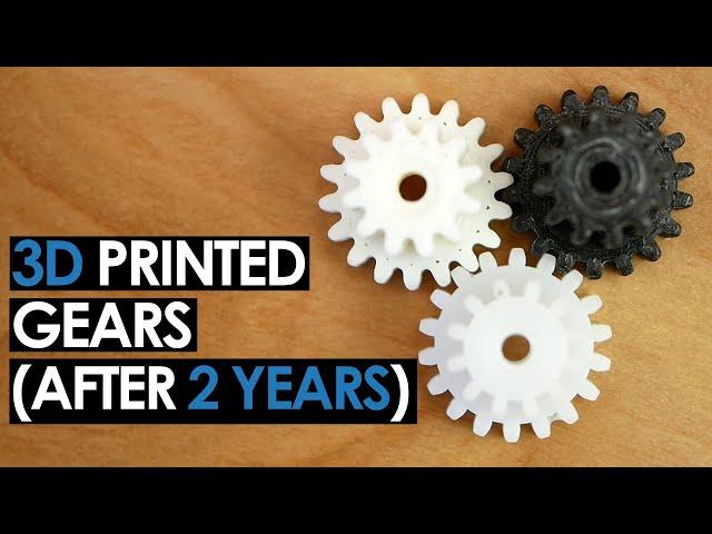 3D Printed PLA Gear after 2 Years? - Spur Gear Tool in Fusion360