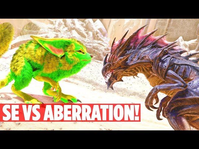 ALL ABERRATION DINOS VS ALL SCORCHED EARTH DINOS! MASSIVE BATTLE! Ark: Survival Evolved Aberration