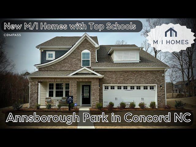 Concord, NC | Annsborough Park by M/I Homes | Blair Model Home Tour | Huge Homes with Top Schools