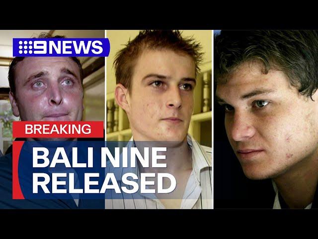 Bali Nine back in Australia and set to be released | 9 News Australia