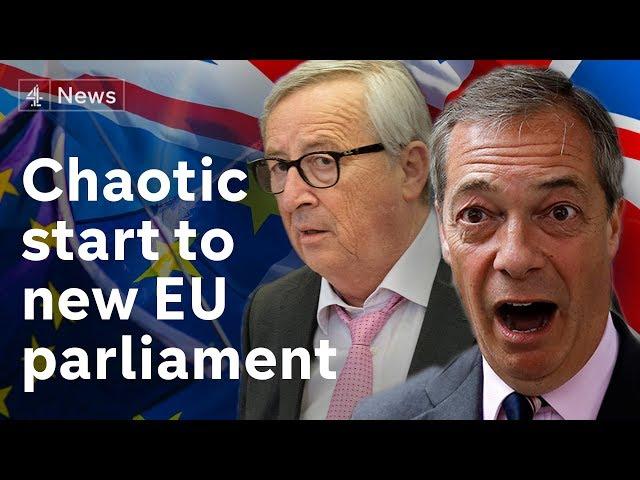 Brexit Party turn backs on EU ‘anthem’ – amid No Deal Brexit warnings