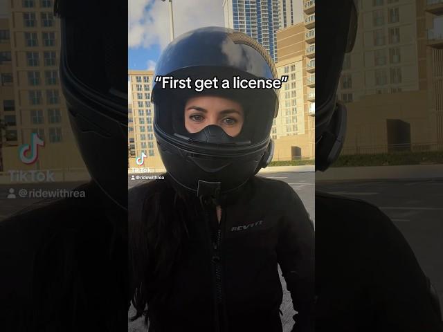 Did I do this right?  #ridewithrea #motorcyclegirl #motorcyclelife #msf