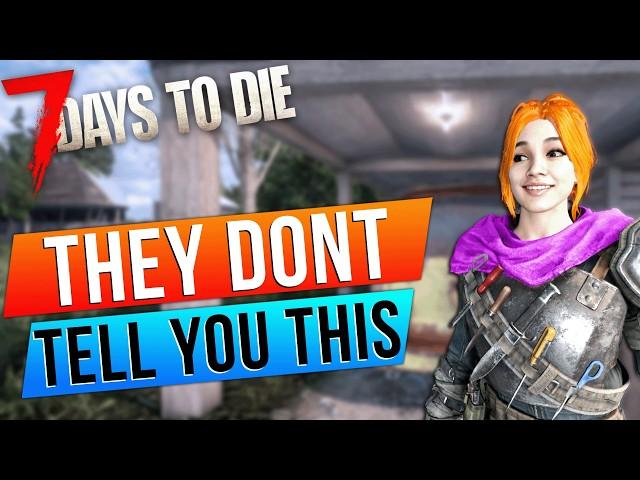 8 Things The Game Doesn't Tell You 7 Days to Die 1.0