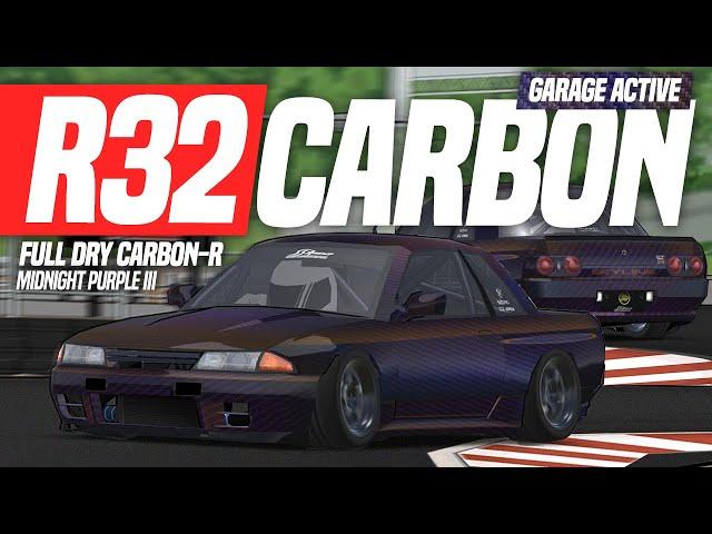 Livery Nissan GTR-R32 "Garage Active" Full dry-carbon Midnight purple - Frlegends Livery