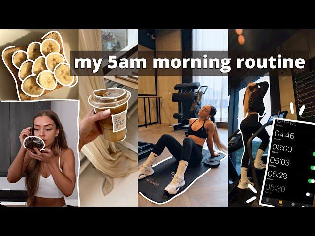 my realistic 5am morning routine (gym edition)