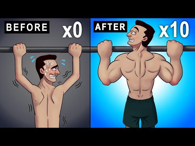 Go from 0 to 10 Pull-Ups FAST