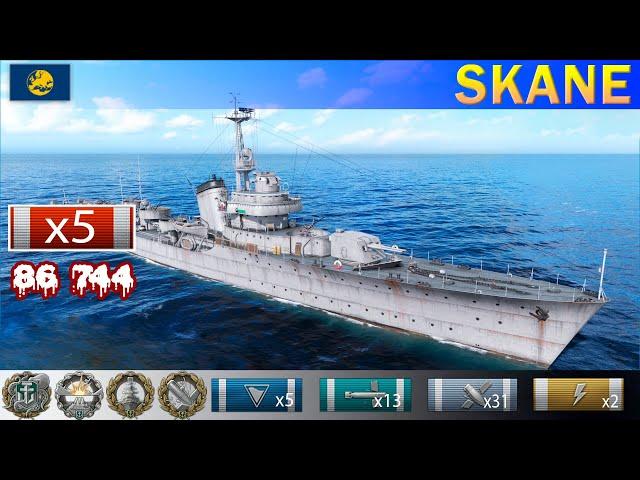  Бой на Эсминце "Snake" VII уровень Европа | [ WoWS ] World of WarShips REPLAYS