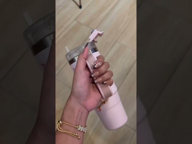 Coquette pink tumbler #pinkcolor #fypシ゚viral #pink #tumbler #coquette