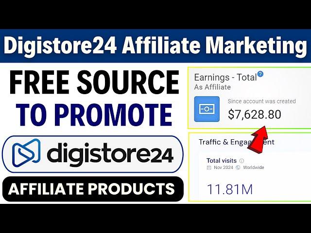 Free Traffic Source For Affiliate Marketing | Digistore24 Tutorial | Technical Berwal